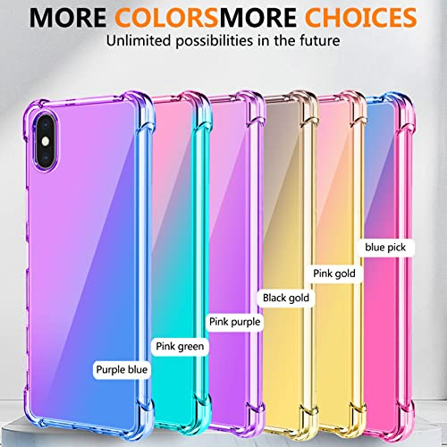 Funda Para iPhone 15 Plus Negro/dorado Suave Piel Sintetica