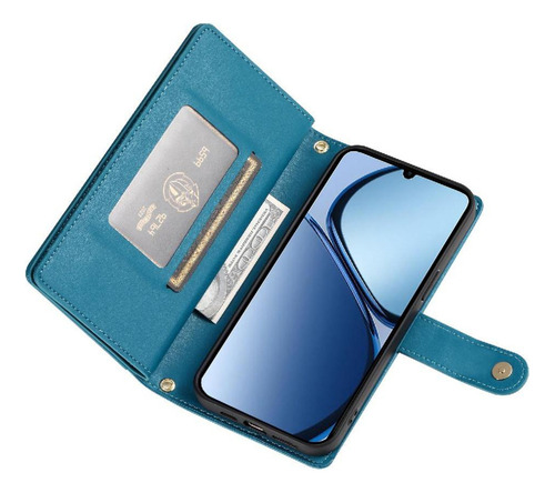 Funda Abatible Monedero For Realme C63 Multifuncional Con