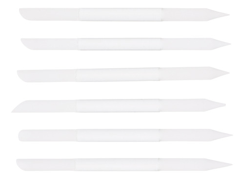 Pizarras Para Uñas, Limas De Cristal, Portátiles, 6 Unidades