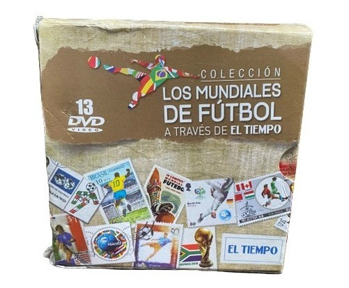 Colección 13 Dvd Mundiales De Fútbol A Través Del Tiempo