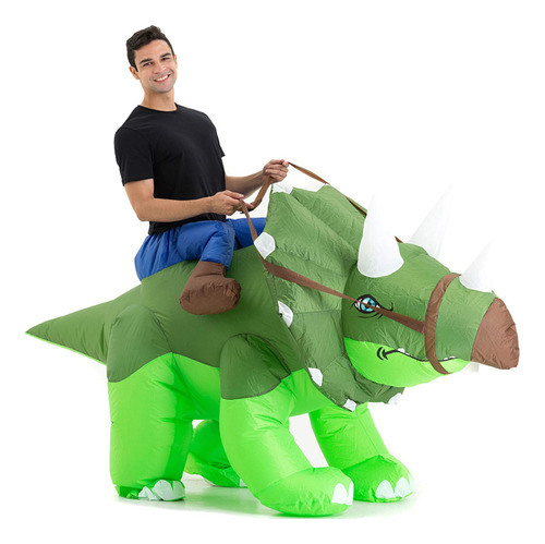 Disfraz De Dinosaurio Inflable Hsctek Para Hombres Y Mujeres