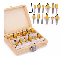 Comprar Set Juego Kit 12 Fresas Fresadora Router Barovo Carpintería