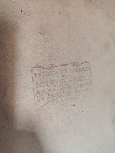 Espejo Rectangular Sin Marco Blanco (Usado)
