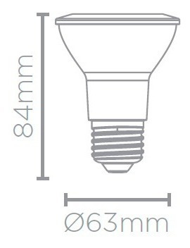 Imagem 2 de 4 de 60x Lampada Stella Led Par20 5.5w Sth9020 Quente Fria Neutro