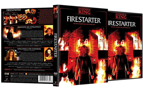 Box Col. Stephen King Volume 14 - Firestarter /filme + Série