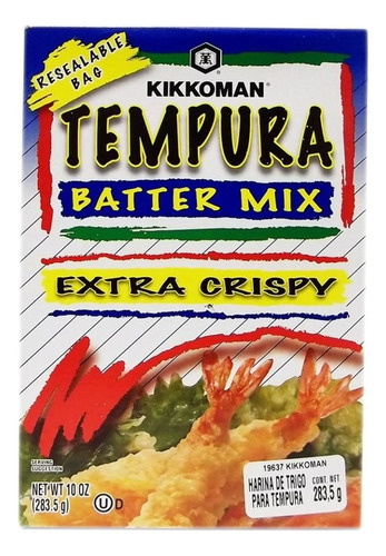 Kikkoman Mezcla De Tempura Batter Extra Crispy Kosher 283g.