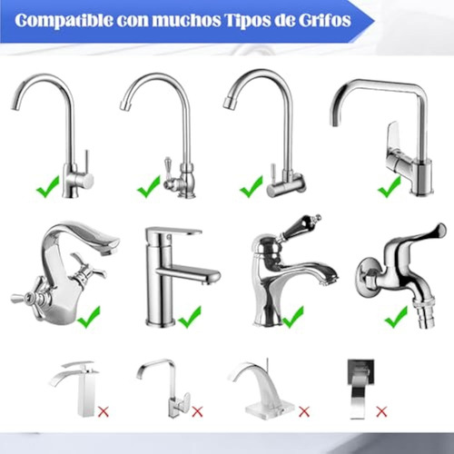 2pcs Filtro De Agua Para Llave Filtración De Llave De Cocina