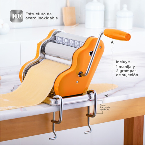 Imagen 8 de 10 de Pastalinda Máquina Clásica 200 Naranja