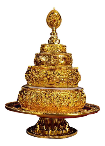 Oferta Budista Tibetana, Prato De Mandala, Coleção De