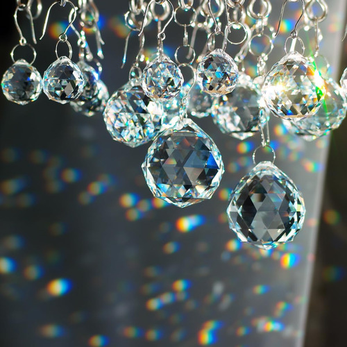 18pcs Cristal Bola Prisma Suncatcher, Colgando Cristales...