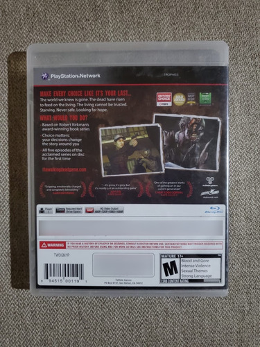 The Walking Dead A Telltale Game Series - Ps3 Completo (Usado)