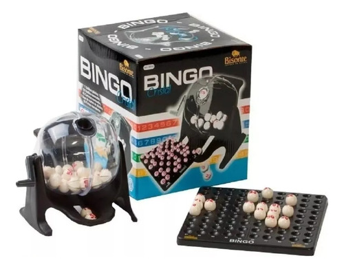 Bingo Con Bolillero  Cristal Bisonte (9919)