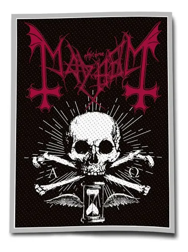 Pôster Mayhem Black Metal Noruega Só O Papel A1 84x60cm A