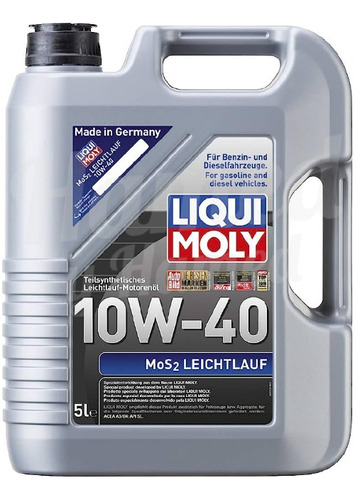 Aceite Liqui Moly Mos2 Leichtlauf 10w-40 5l
