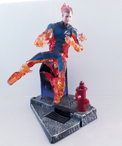 Figura Cuatro Fantásticos Antorcha Humana Toy Biz 2005 #64 (Usado)