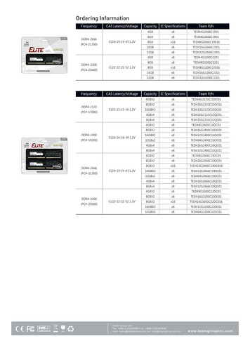Memoria Ram Teamgroup 32 Gb, Ddr4, 3200mhz Pc4-25600