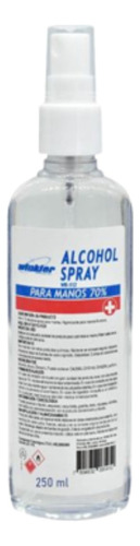 Alcohol Al 70% Líquido Spray Con Registro Isp 250cc 