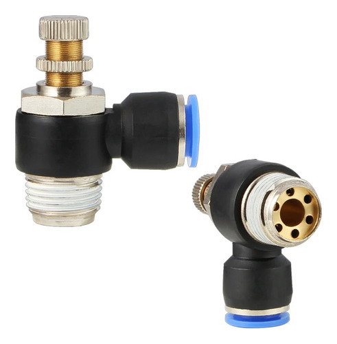 Conector /regulador De Caudal Neumático 1/8 X 6mm