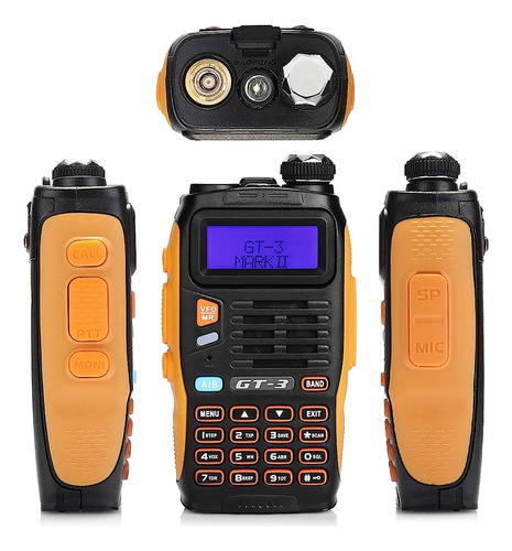 Rádio bidirecional Baofeng Gt-3 Mark-II, Walkie Talkie Recarg