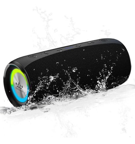 Royqueen Bluetooth Speaker,30w Loud Stereo Sound Portable Sp 110V