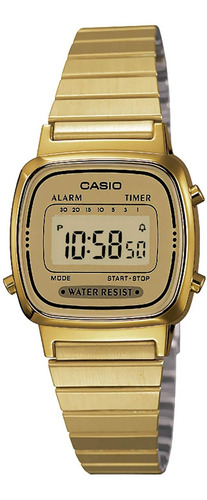 Casio Reloj Clásico Vintage De Cuarzo Para Mujer Con Acero I