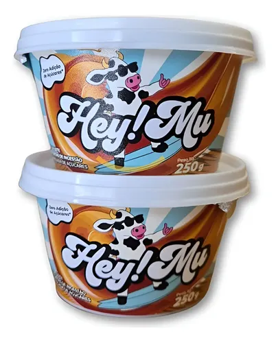 Doce De Leite Hey Mu 250g Zero Açúcar Original | 2 Unidades