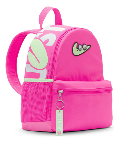 Minimochila Para Niños 11l Nike Brasilia Jdi Rosa Color Fucsia láser/Fucsia láser/Verde vapor