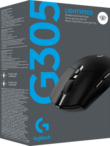 Mouse Raton Gaming Logitech G305 Inalambrico Negro