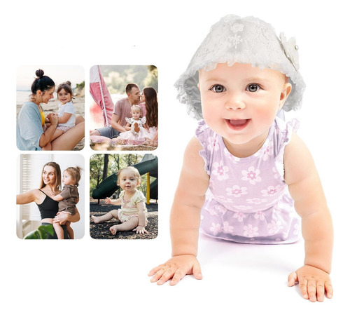 Gorro De Encaje Para Bebés Y Niñas De 0 A 2 Años