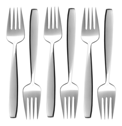 Volf Vento Tenedor De Postre X 6 Piezas Acero Inoxidable