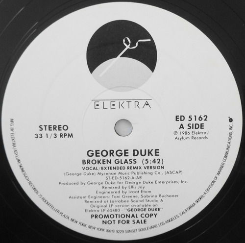 George Duke Broken Glass Disco Importado