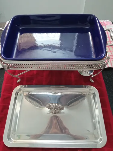 Banjeja De Servir Baño Plata (Usado)