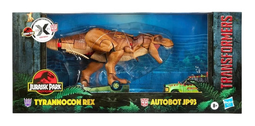 Transformers Jurassic Park Tyrannocon Rex Y Autobot - Hasbro