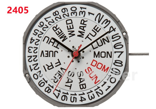 Miyota Calibre 2405 Calendario En 3 Renovar Reloj Relojero