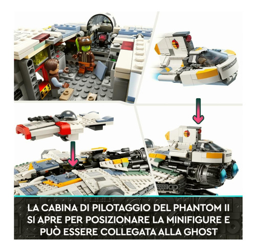 Lego 75357 Star Wars Ghost & Phantom Ii Juego De 2