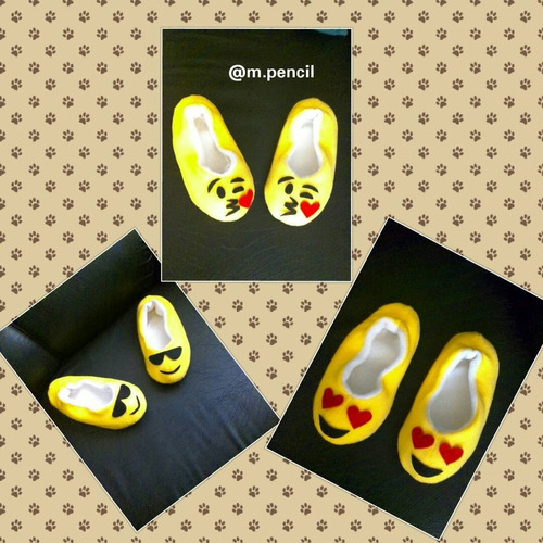 Babuchas Pantuflas De Emoji, Caritas De Whatsapp