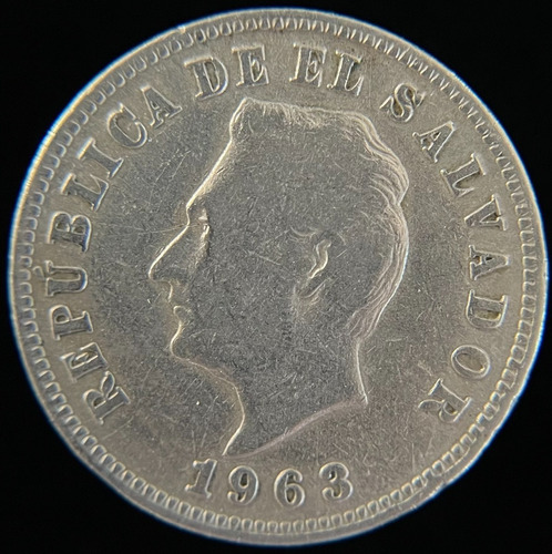 El Salvador, 5 Centavos, 1963. Vf