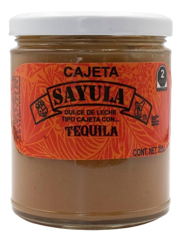 Cajeta Sayula Lugo Frasco Chico Tequila 350g 100% Leche Vaca