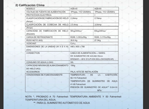 Imagen 4 de 5 de Fabricador De Hielo 50kg/día 110v Acero Inoxidable Gplus