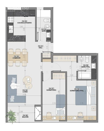 Imagen 5 de 6 de Departamento - S.isi.-barrio Carreras