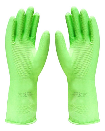 Luva Latex Verniz Silver Verde Tam Xg Imbat