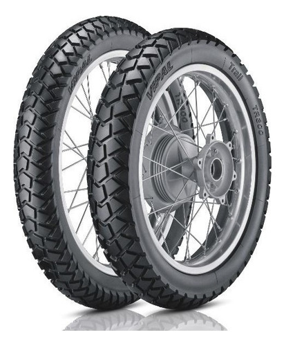 Par Pneu Bros 150 Xre 190 90/90-19 + 110/90-17 Tr300 Vipal