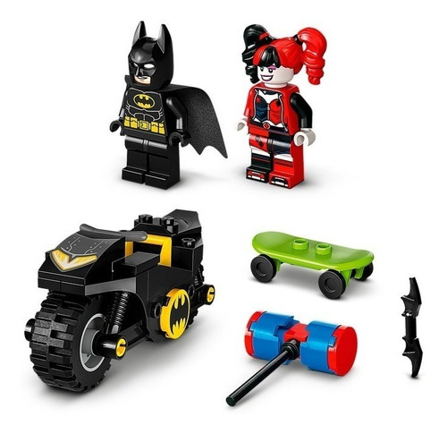 Imagen 3 de 7 de Bloques Para Armar Lego Batman Contra Harley Quinn 76220