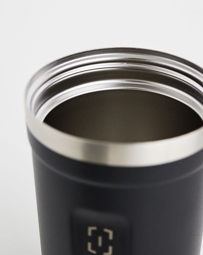 Copo Térmico Essential Com Tampa Invictus 350mL - Preto