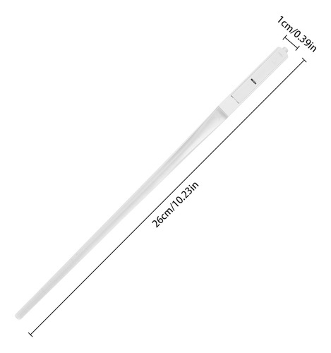Palillos Transparentes, 2 Pares, Led, 9 Colores Coloridos