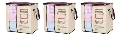 3 Bolsas Para Guardar Ropa, Manta Y Edredón