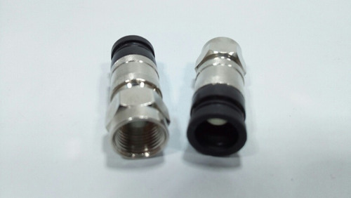 Imagen 5 de 6 de Funda Conectores Cable Coaxial Rg6 Internet Satelital Tv