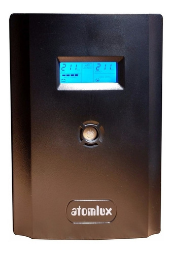 Imagen 1 de 2 de UPS estabilizador de tensión Atomlux UPS3500@ 3500VA entrada y salida de 220V CA negro