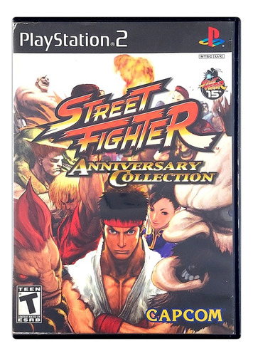 Street Fighter Anniversay Collection Original Playstation 2