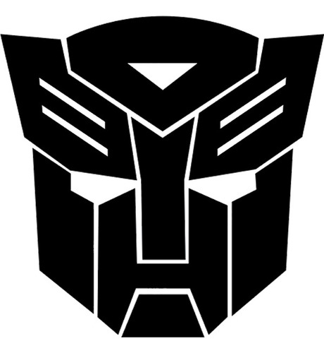 Sticker Vinil Transformers Logo 2 Pzs Black $135 Mikegamesmx
